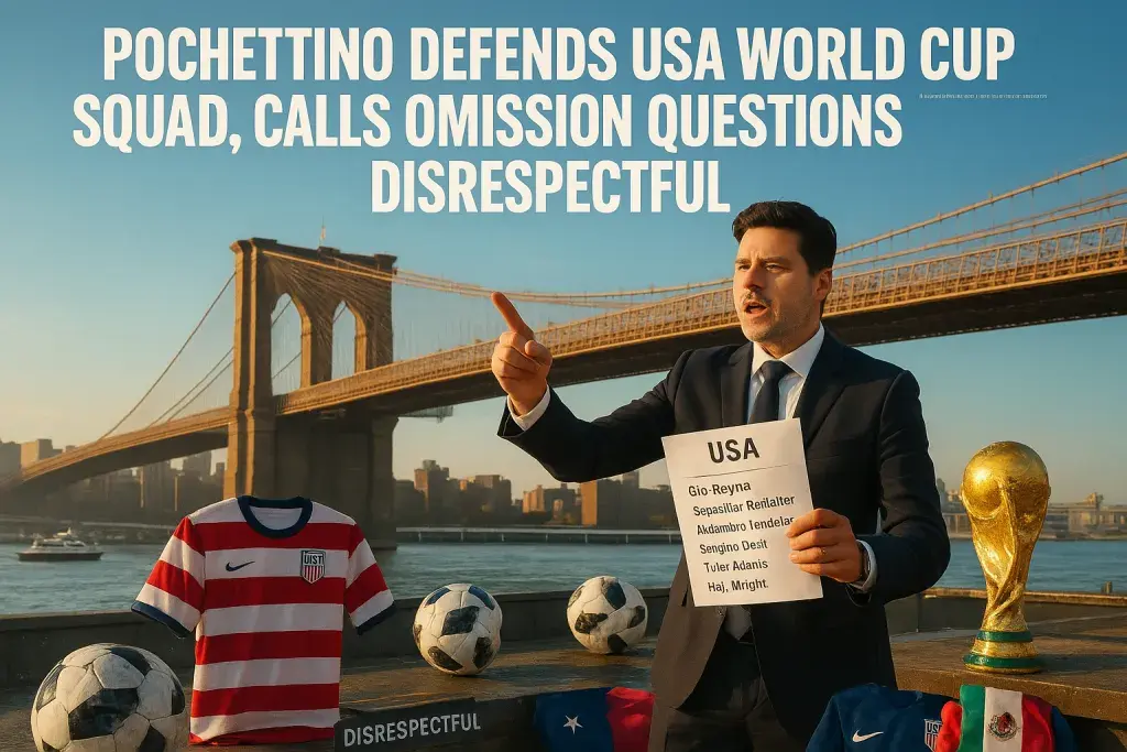 Pochettino Defends USA World Cup Squad, Calls Omission Questions Disrespectful