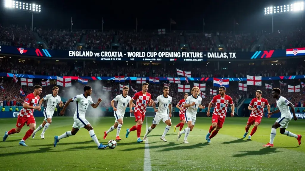 England Open World Cup Campaign Against a Croatia Side Ready to Say Goodbye