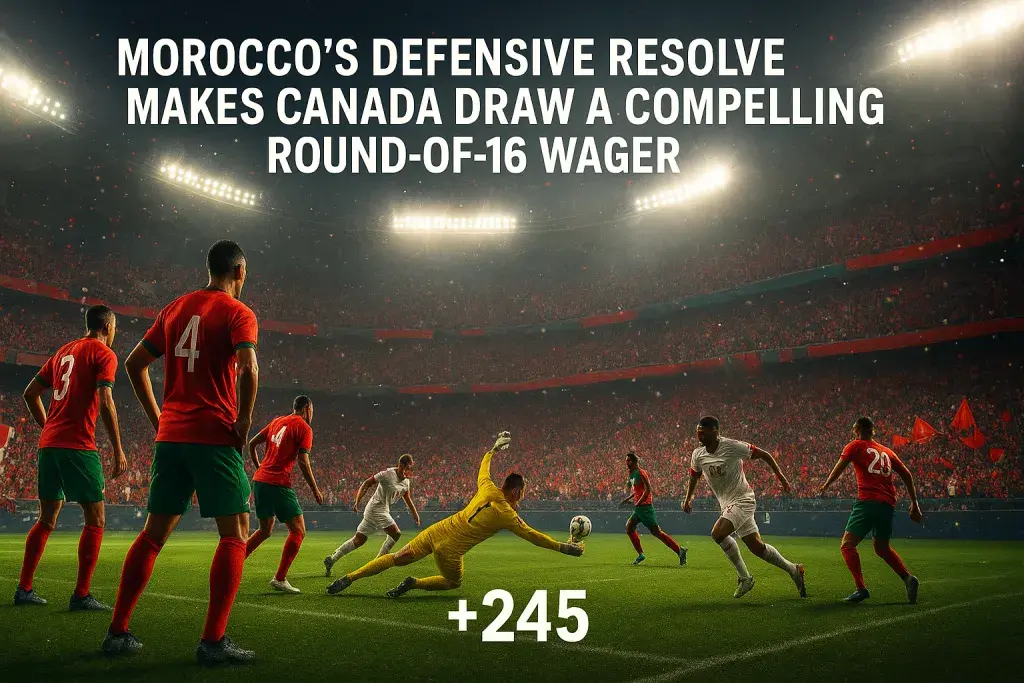 Morocco's Defensive Resolve Makes Canada Draw a Compelling Round-of-16 Wager