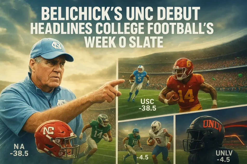 Belichick's UNC Debut Headlines College Football's Week 0 Slate