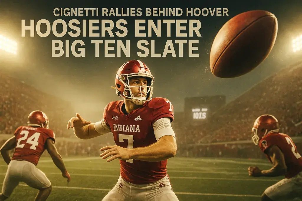 Cignetti Rallies Behind Hoover As Hoosiers Enter Big Ten Slate