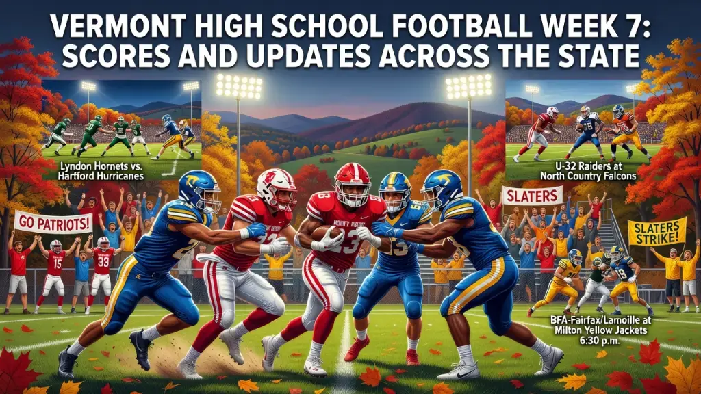 Vermont High School Football Week 7: Scores and Updates Across the State