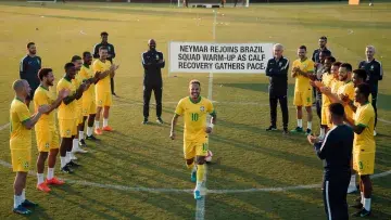 Neymar Rejoins Brazil Squad Warm-Up as Calf Recovery Gathers Pace